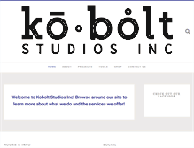 Tablet Screenshot of kobolt.com